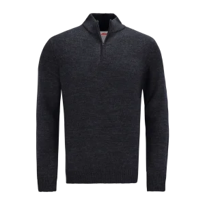 Quarter Zip Jersey - Charcoal