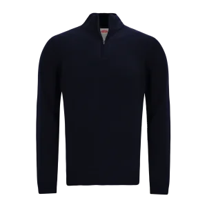 Quarter Zip Jersey - Navy