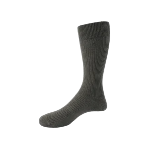 Ribbed Socks - Charcoal