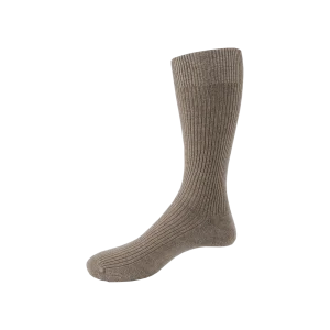 Ribbed Socks - Khaki