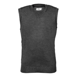 V-Neck Sleeveless Jersey - Charcoal